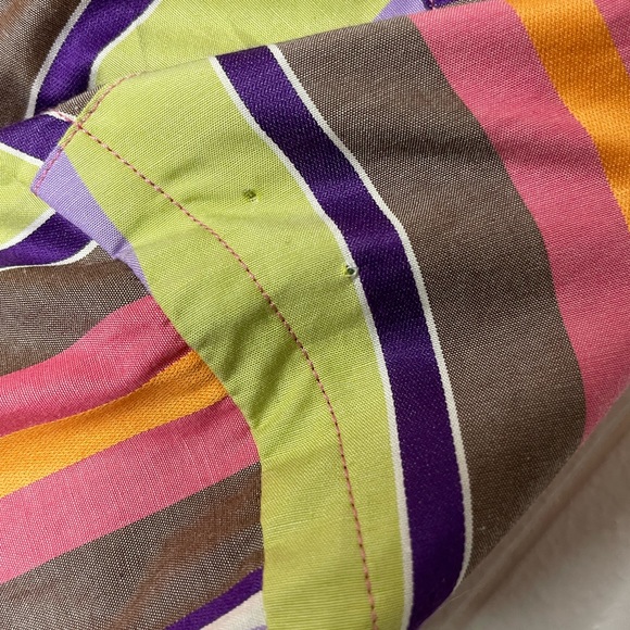 Robert Graham Vertical Line Floral Flip Cuff Classic Fit Men's 3XLT Button Shirt - Picture 10 of 12